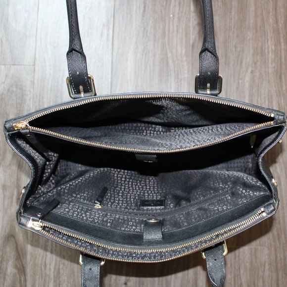 Kate Spade Black Leather Satchel - Picture 11 of 11